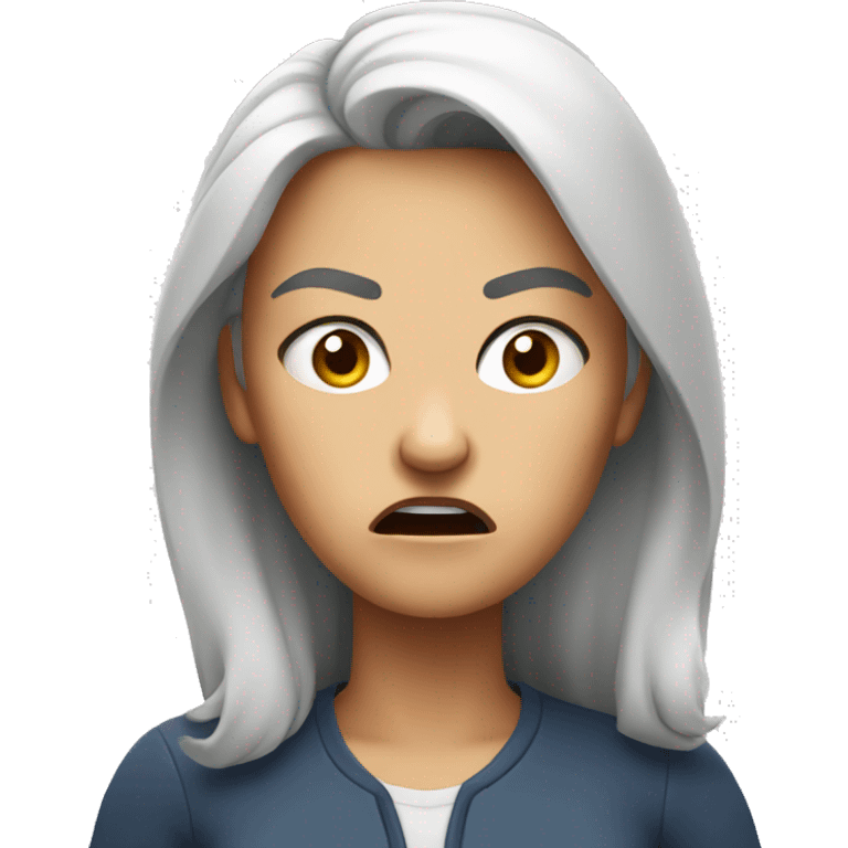 Angry lady emoji