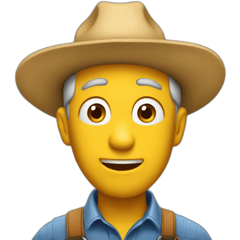 Farmer surprised emoji