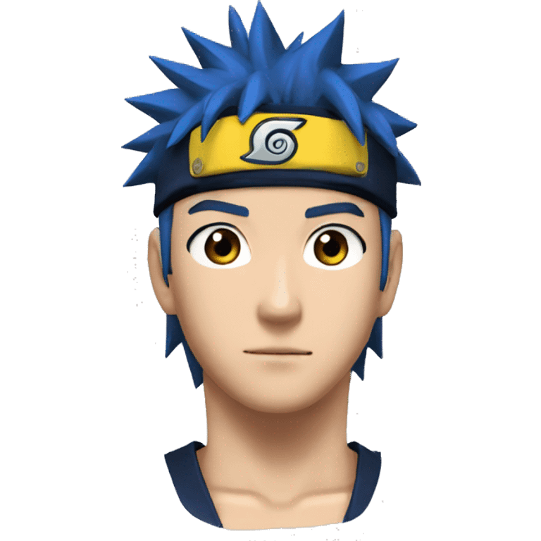 Naruto cheveux bleu emoji