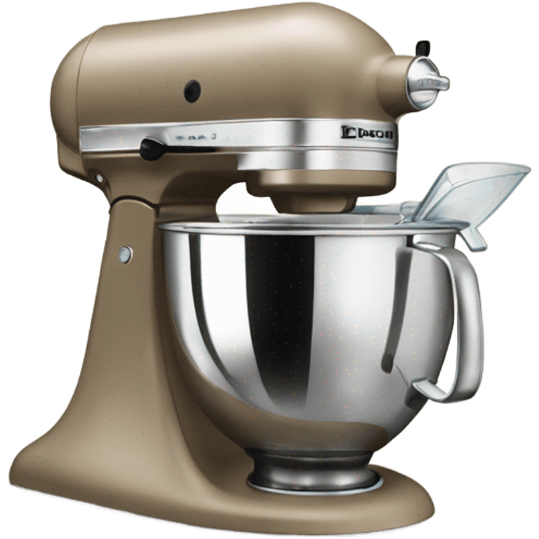 Kitchen Aid mixer dark beige emoji