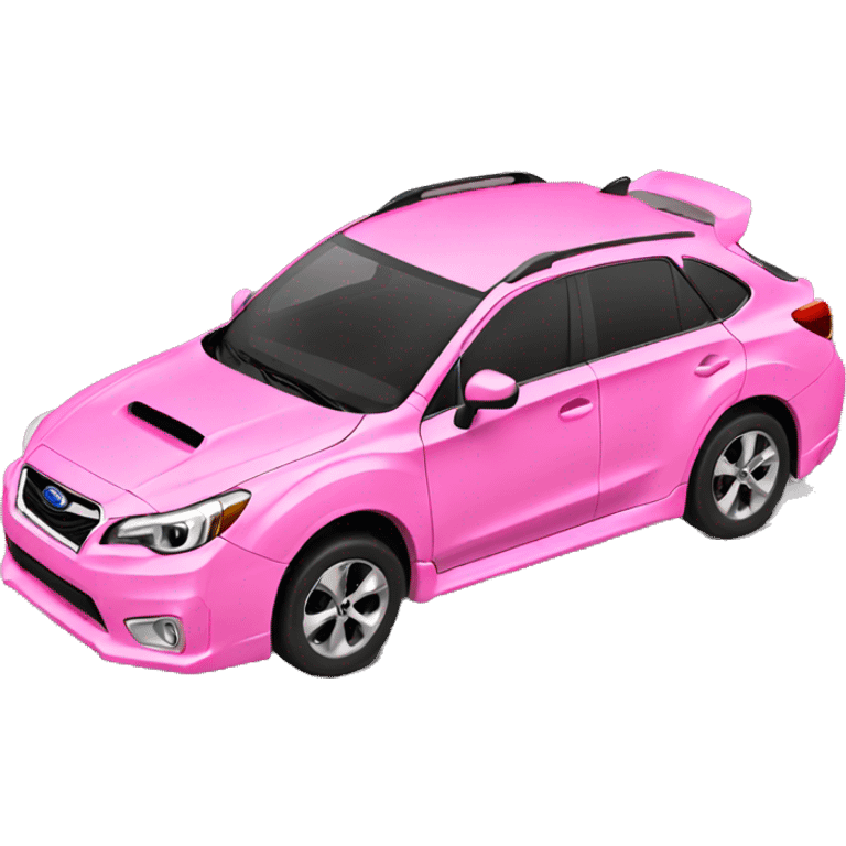 Pink subaru emoji