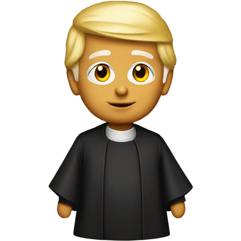 Donald Trump dressed as priest  emoji