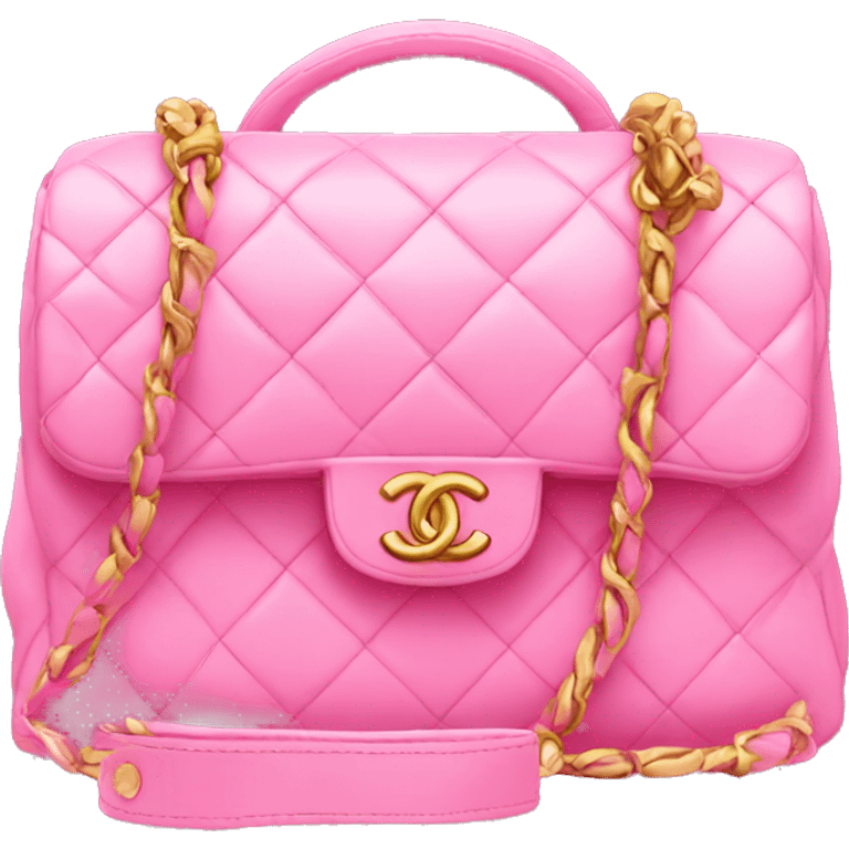 pink chanel bag emoji