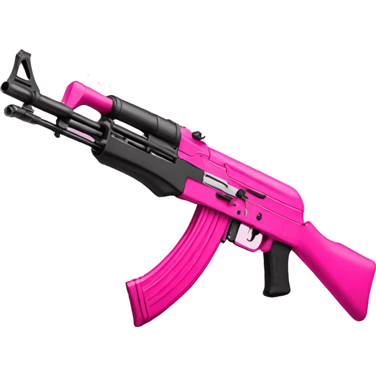 Pink ak-47 emoji