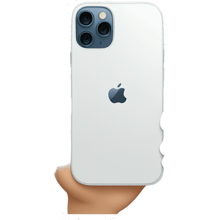 iPhone 12 white emoji