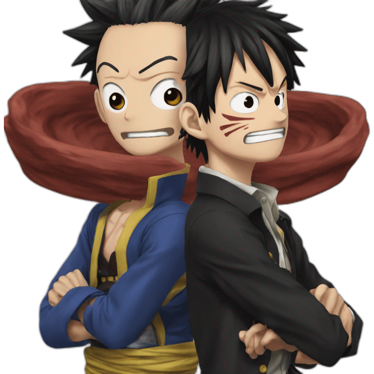 tanjiro vs luffy emoji