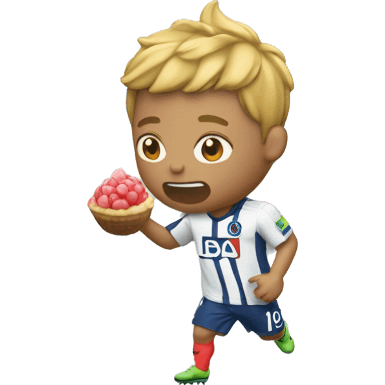 Mbappé qui mange une glace  emoji