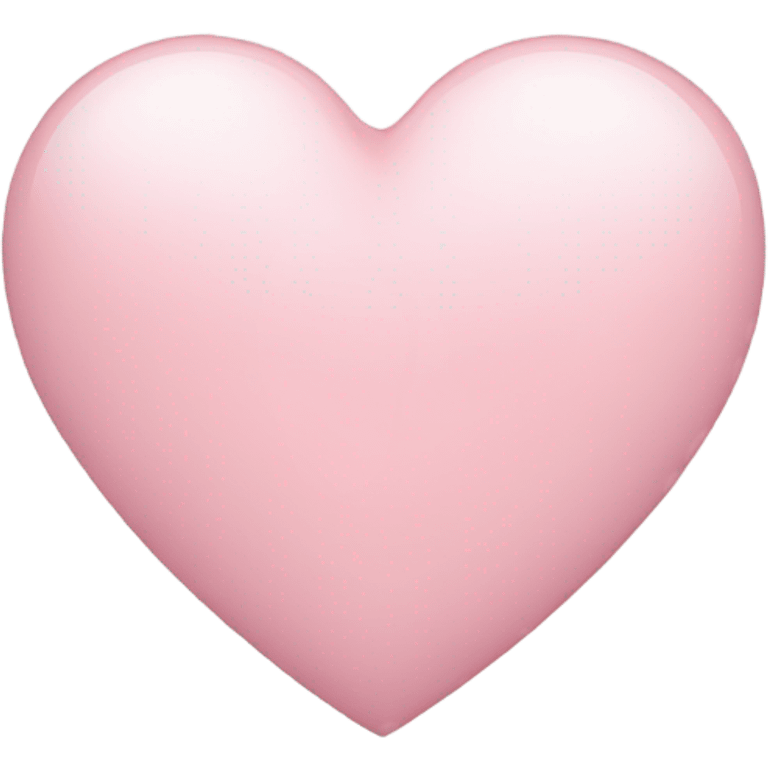 light pink heart emoji