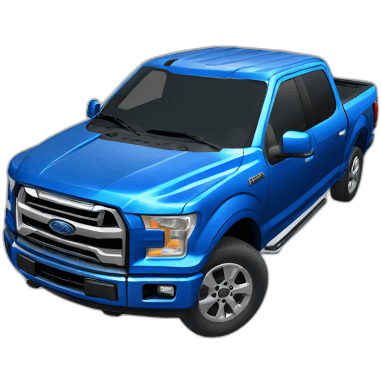 Blue ford f150 emoji