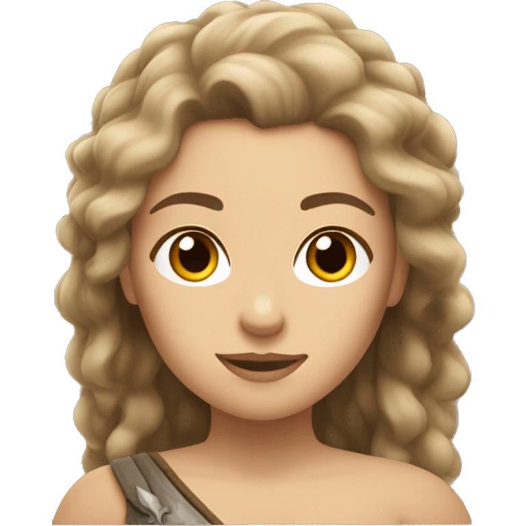 Khaleesi with light brown hair emoji