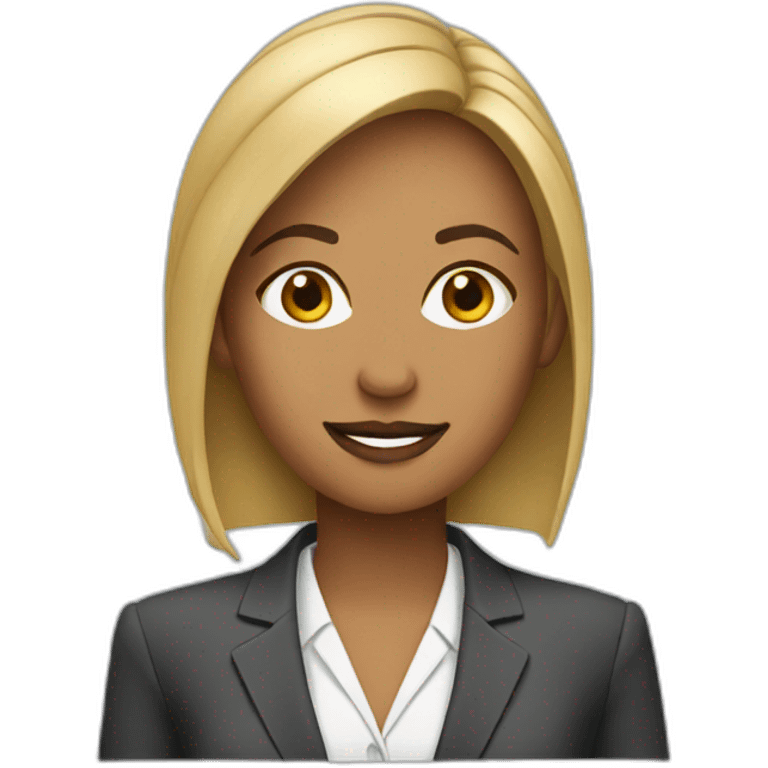 female Finance coach emoji