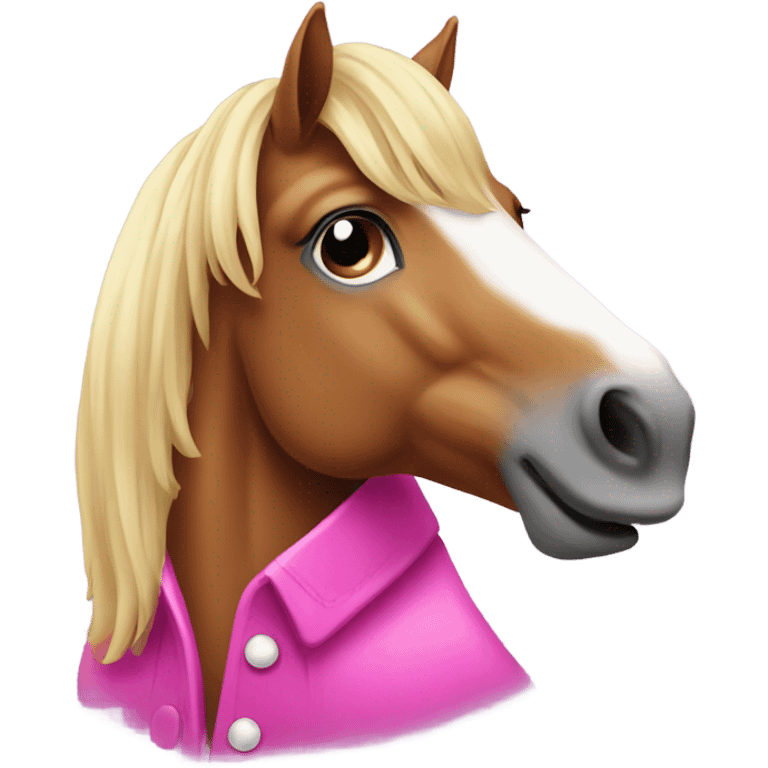 Pink horse emoji