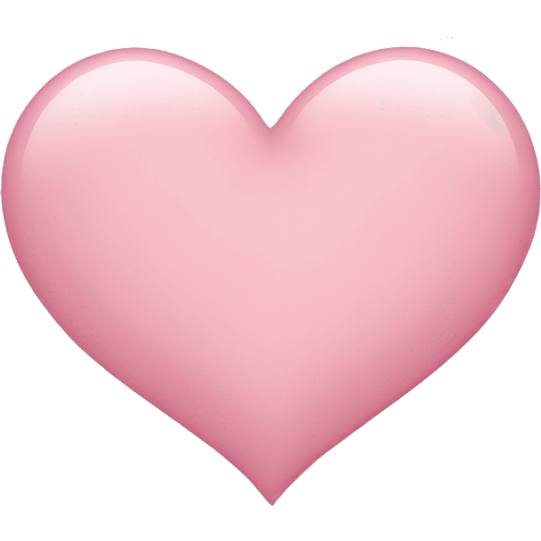 Light pink heart emoji