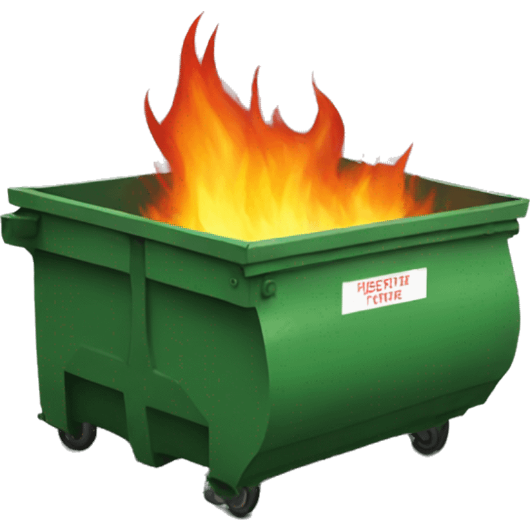 Dumpster fire  emoji