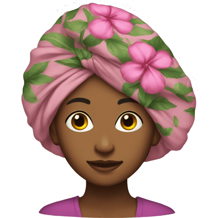 floral turban emoji