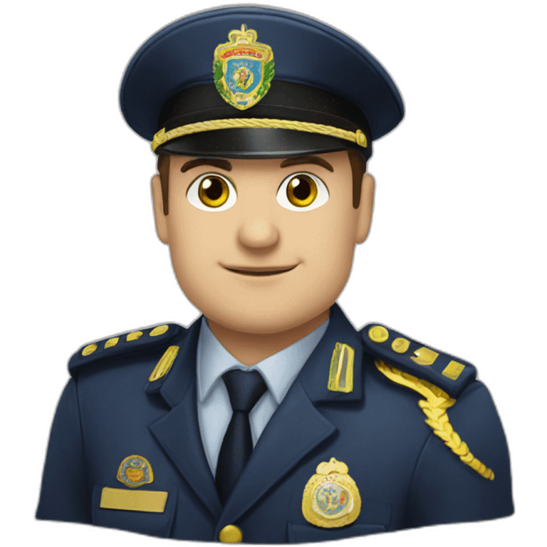 Moldova police oficer, chamge the embleme emoji