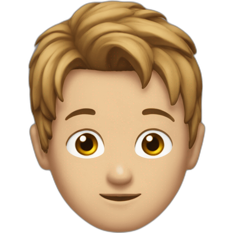 Brat pit qui embrasse Jason staton emoji