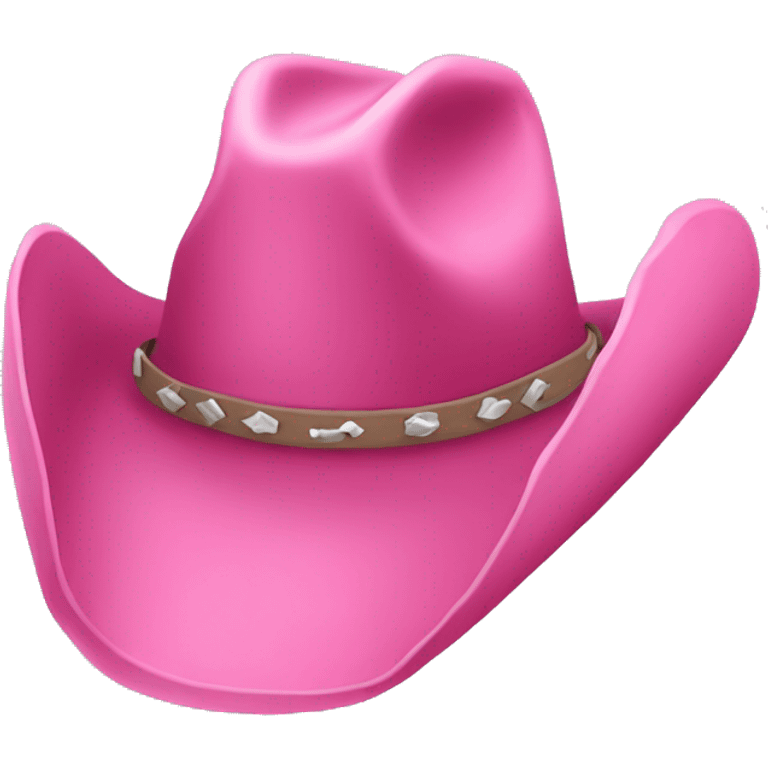 Pink cowboy hat emoji