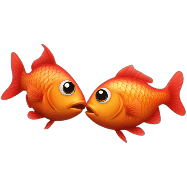 kissing fish emoji