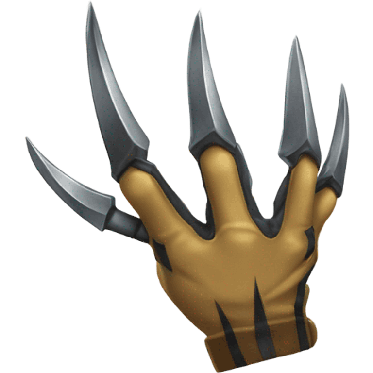 claw blades like Wolverine emoji