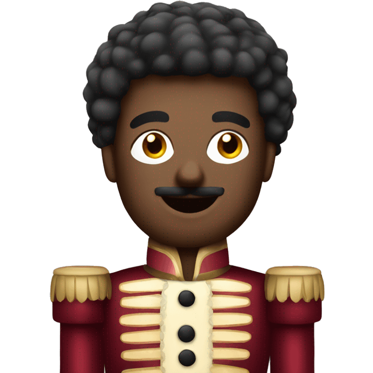 nutcracker christmas dark red colour  emoji