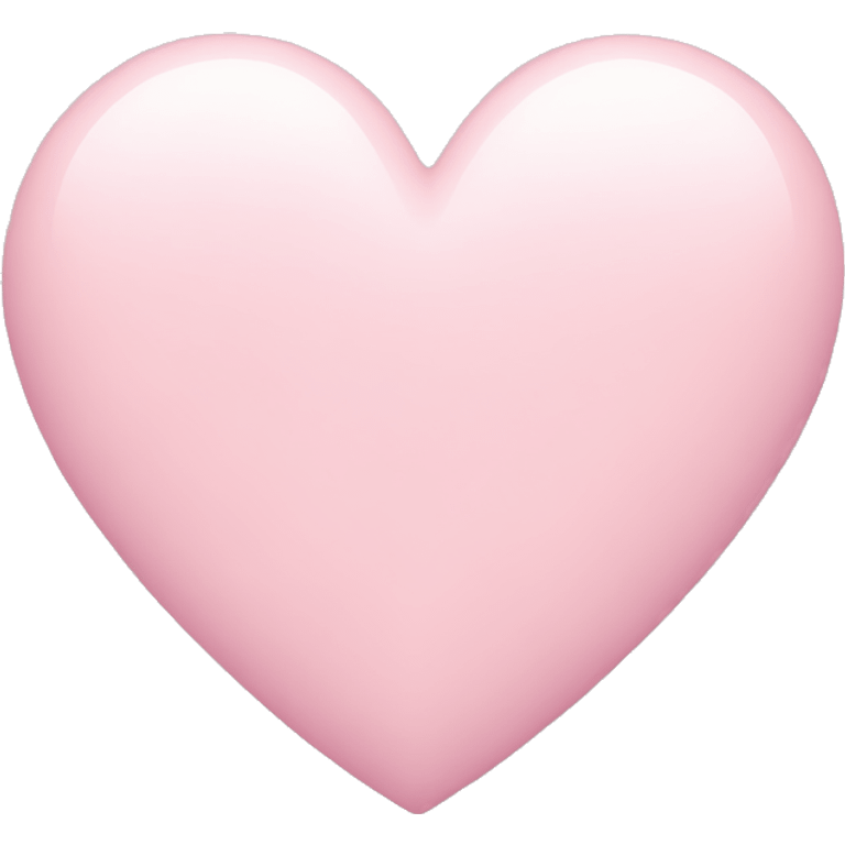 pastel pink heart emoji