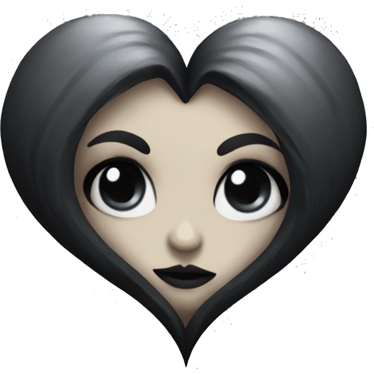 gothic heart emoji