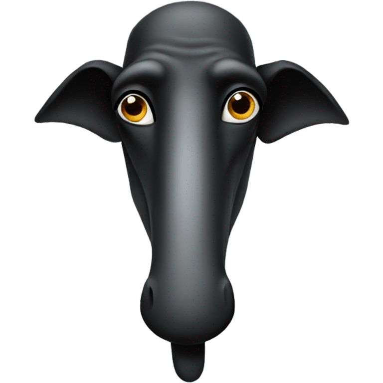 with a long nose emoji