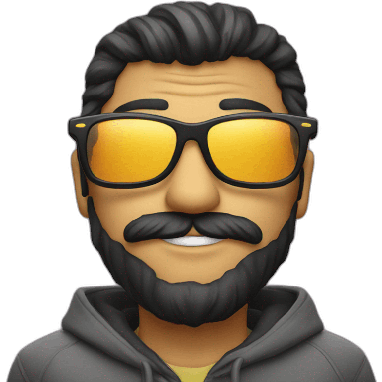 Rana con gafas emoji