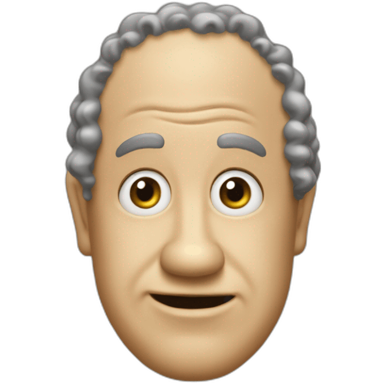 Curly joe of the three stooges emoji