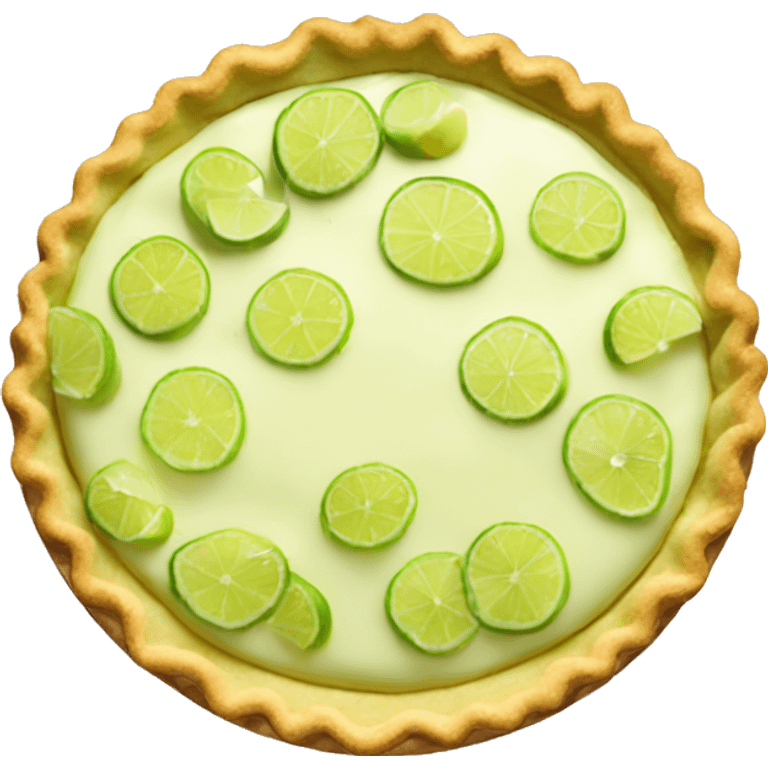 Key lime pie emoji