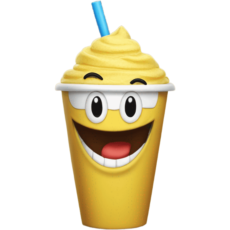 Cuphead amarelo feliz emoji