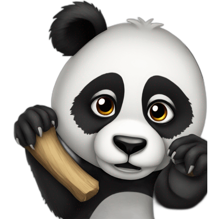 offended panda emoji