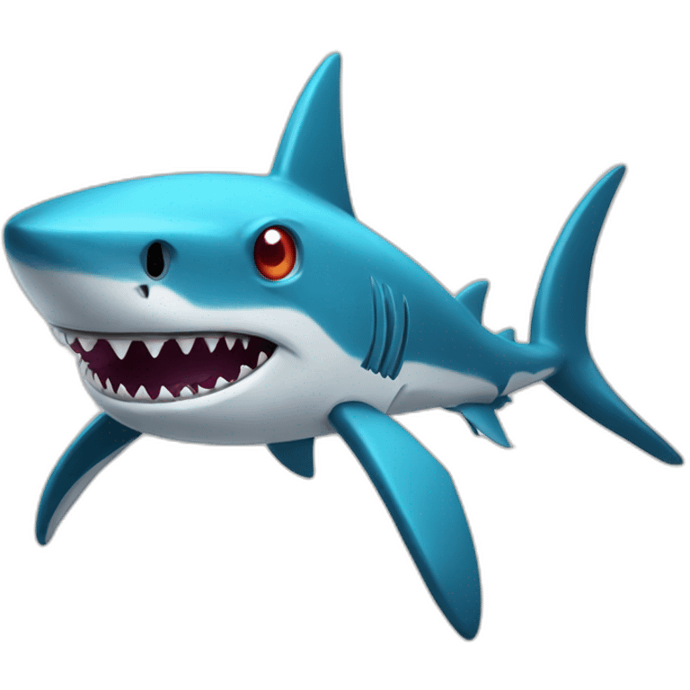 Robot Shark emoji