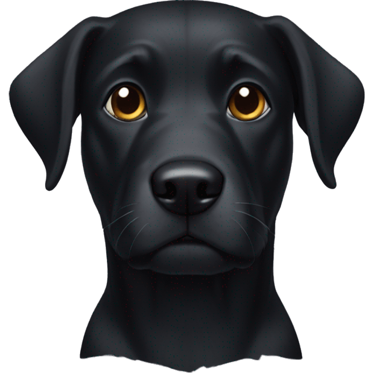  black dog emoji