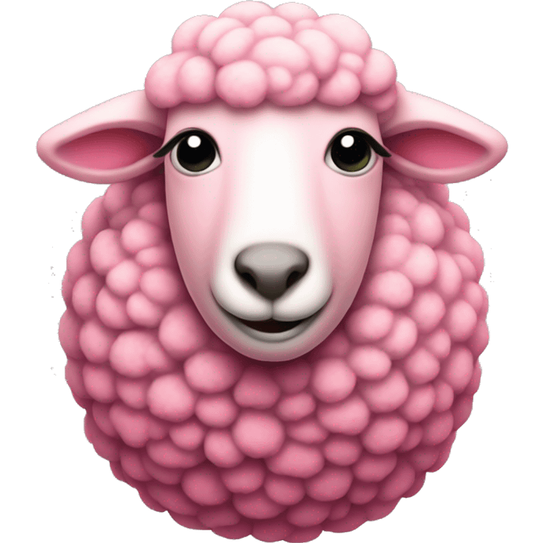 pink sheep in love emoji