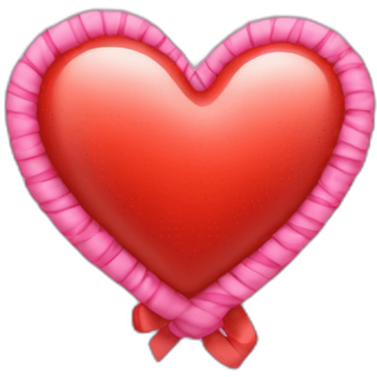 Heart with ribbion emoji