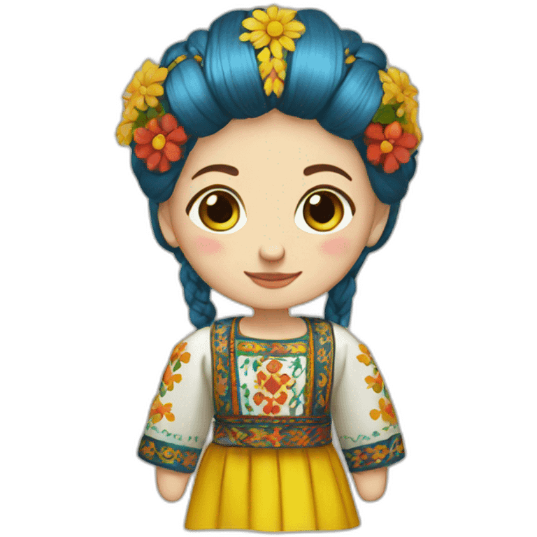 ukrainian folk costume emoji