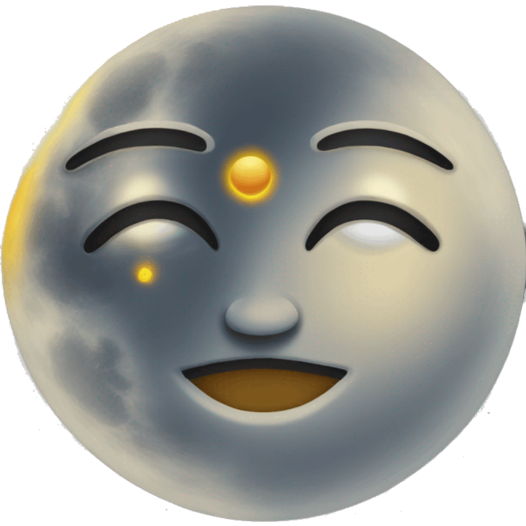 moon and sun emoji