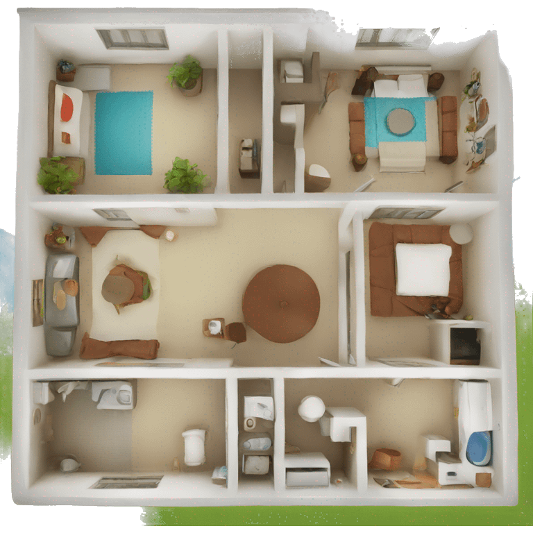 2 bedroom villa emoji