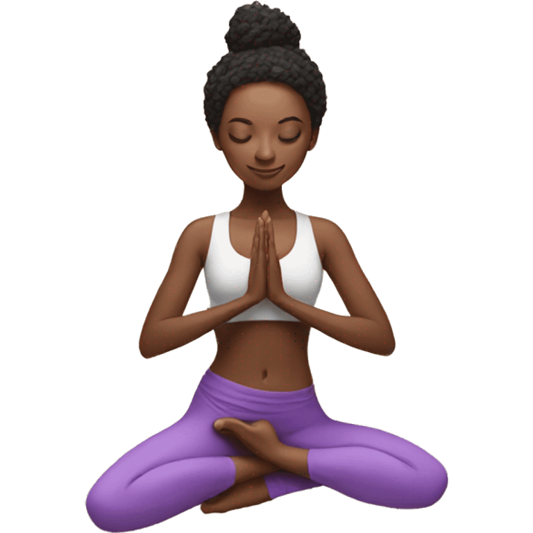 yoga and magic emoji