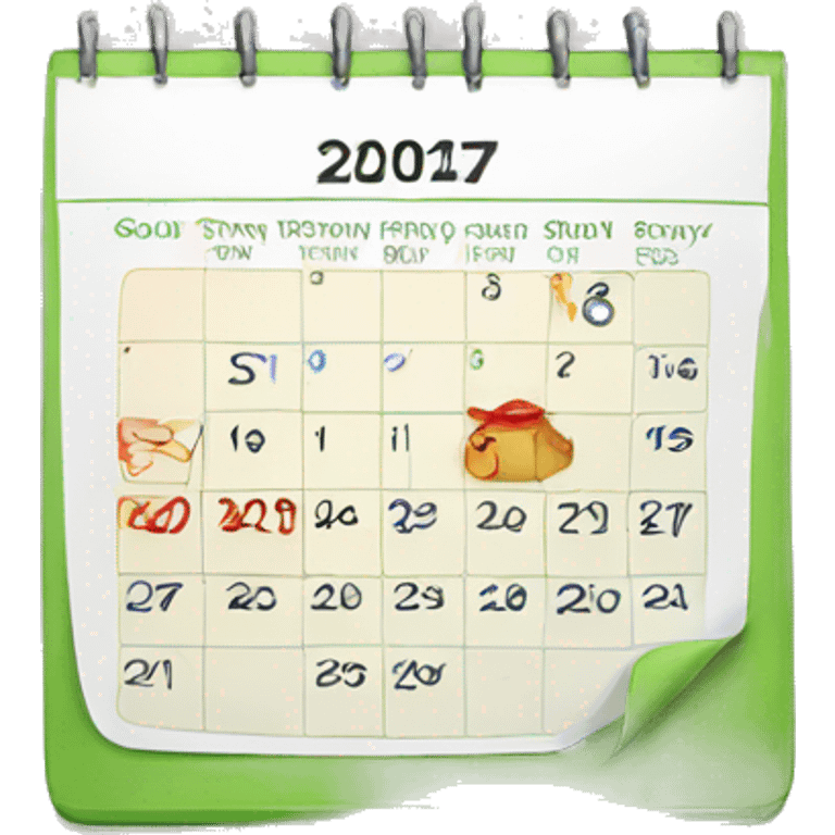 Calendar emoji