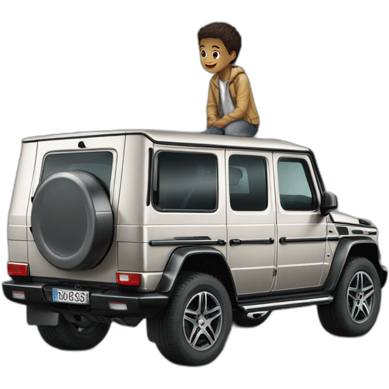 g 63 and a boy emoji