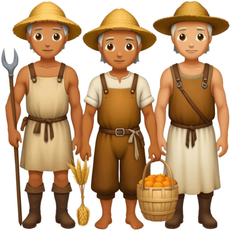 medieval farmers emoji