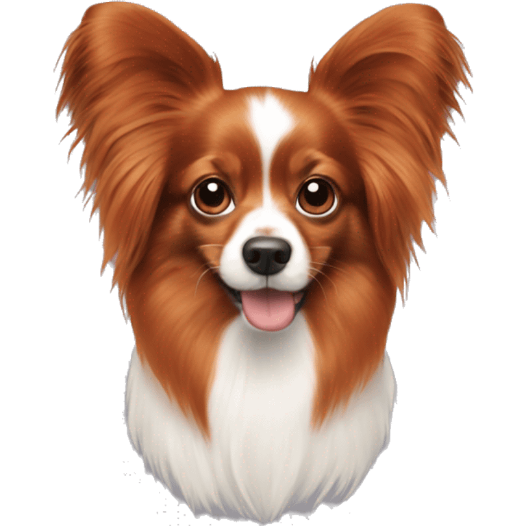 Red haired papillon emoji