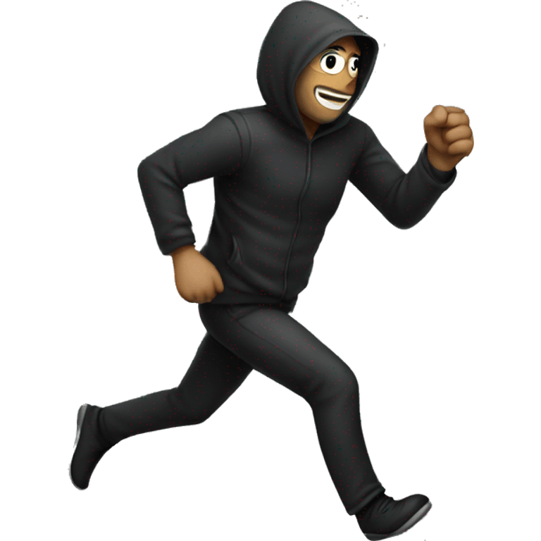 thief running emoji