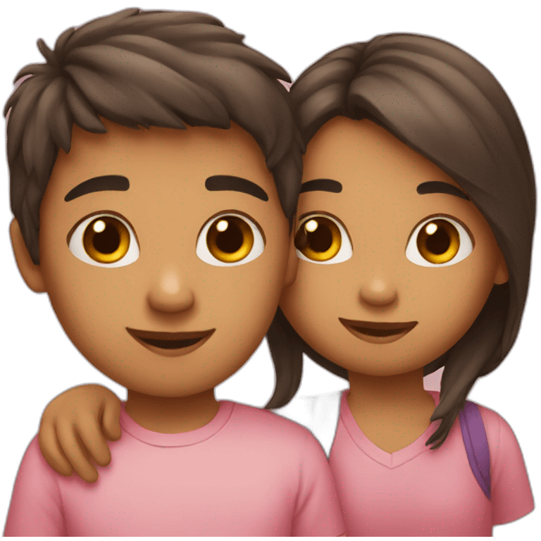 Girl and boy love  emoji