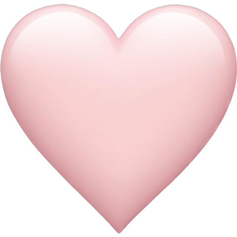 pale pink heart emoji