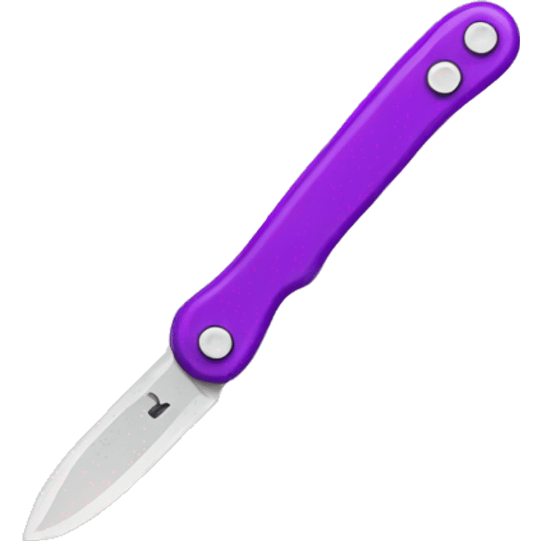 swiss knife with purple handle emoji