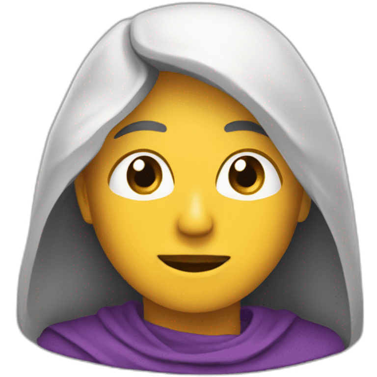 Berenjena al lado de un durazno  emoji